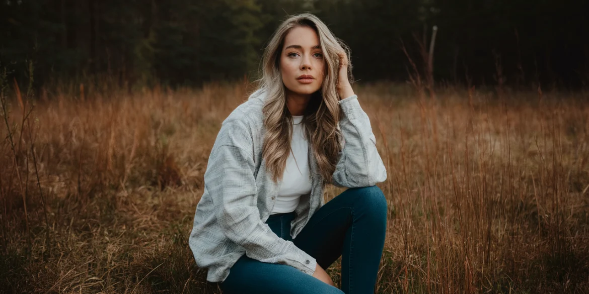 ragazza che veste una camicia in flanella